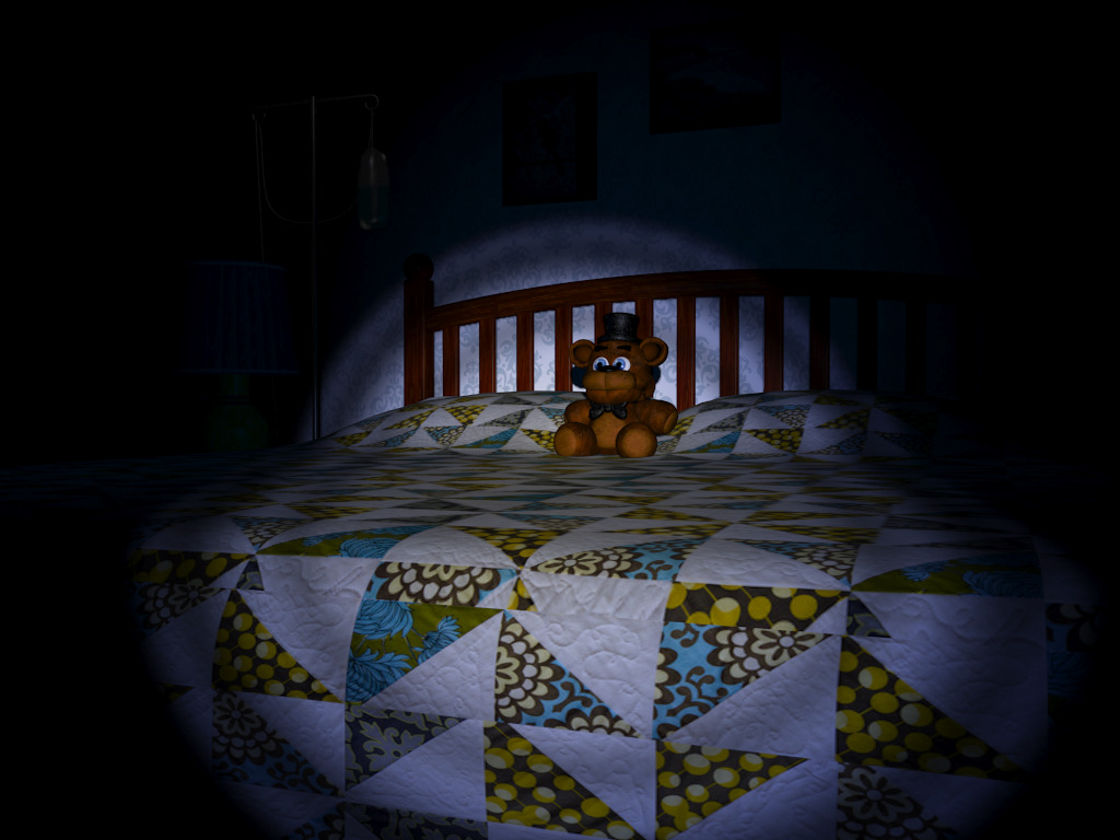 FNAf4 bed with IV