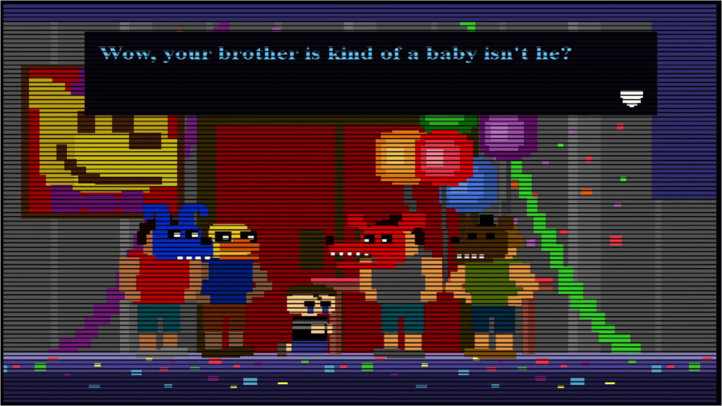 FNAF 4 kids talking about how kid is a baby